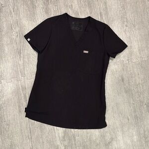 FIGS Scrub Top Black XXS